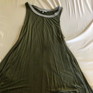 NaOlive Green T-Shirt Dress